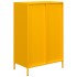 Aparador acero amarillo mostaza 68x39x101,5