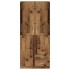 Armario de madera de ingeniería madera envejecida 80x52x180