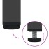 Mueble para TV acero laminado en frío negro 202x39x43,5
