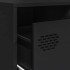 Mueble para TV acero laminado en frío negro 202x39x43,5