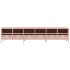 Mueble para TV acero laminado en frío rosa 202x39x43,5
