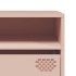 Mueble para TV acero laminado en frío rosa 202x39x43,5