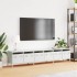 Mueble para TV acero laminado en frío blanco 202x39x43,5
