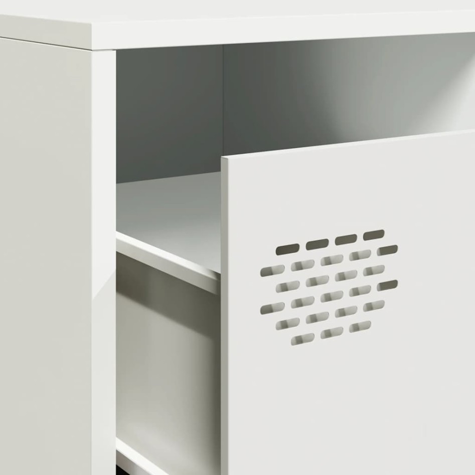 Mueble para TV acero laminado en frío blanco 202x39x43,5