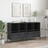 Aparador de acero laminado en frío negro 135x39x73,5