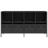 Aparador de acero laminado en frío negro 135x39x73,5