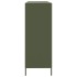 Aparador de acero laminado en frío verde oliva 135x39x103,5
