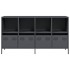 Aparador de acero laminado en frío antracita 135x39x73,5