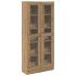 Aparador alto madera ingeniería roble artisan 82,5x30,5x185