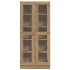 Aparador alto madera ingeniería roble artisan 82,5x30,5x185