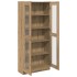 Aparador alto madera ingeniería roble artisan 82,5x30,5x185