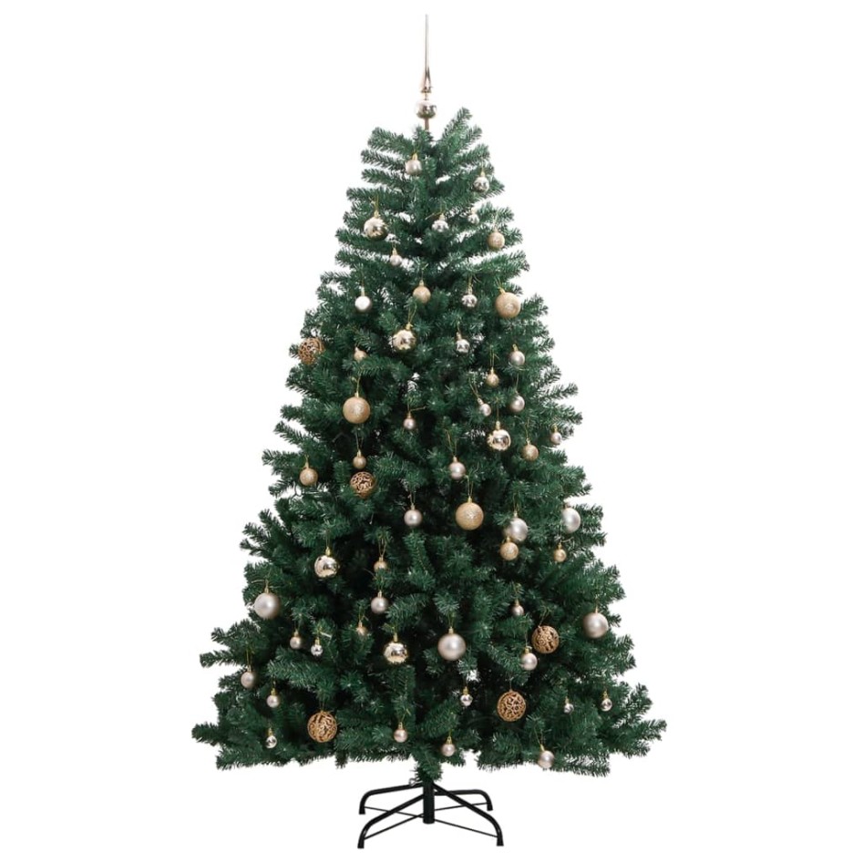 Árbol de Navidad artificial con bisagras 300 LED y bolas 240