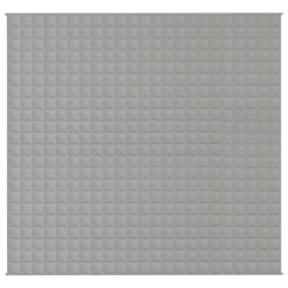 Manta con peso tela gris 220x230 cm 15