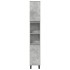 Set muebles de baño 2 piezas madera contrachapada gris