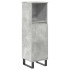 Set muebles de baño 2 piezas madera contrachapada gris