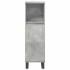 Set muebles de baño 2 piezas madera contrachapada gris