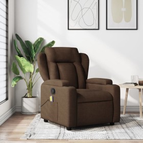 Sillón reclinable con masaje de tela