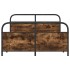Estructura de cama sin colchón 120x200 cm madera roble