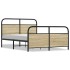 Estructura de cama sin colchón 120x190 cm madera roble