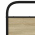 Estructura de cama sin colchón 120x190 cm madera roble