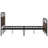 Estructura de cama sin colchón 120x190 cm madera marrón
