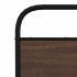Estructura de cama sin colchón 140x200 cm madera marrón