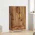 Aparador de madera de ingeniería madera vieja 70x31x115