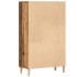 Aparador de madera de ingeniería madera vieja 70x31x115