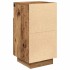 Mesillas de noche 2 uds con 2 cajones madera vieja 36x36x68
