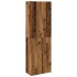 Aparador alto madera de ingeniería envejecida 60x32x190