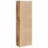 Aparador alto madera de ingeniería envejecida 60x32x190