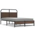 Estructura de cama sin colchón 120x190 cm madera marrón