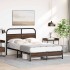 Estructura de cama sin colchón 120x190 cm madera marrón