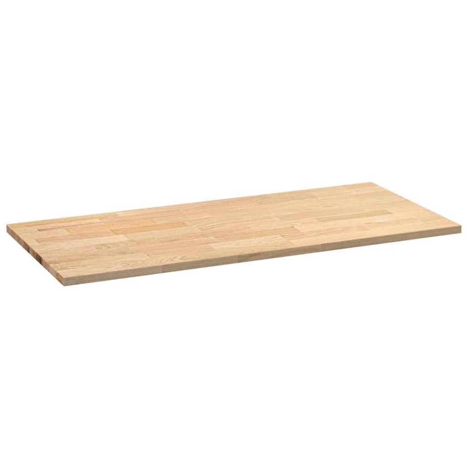 Encimera de cocina rectangular madera maciza