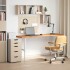 Tablero escritorio rectangular madera maciza roble marrón