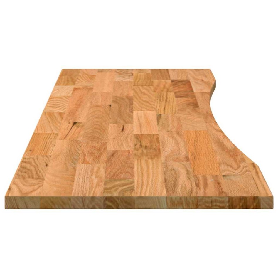 Tablero escritorio rectangular madera maciza roble marrón