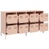 Aparador de acero laminado en frío rosa 135x39x73,5