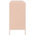 Aparador de acero laminado en frío rosa 135x39x73,5