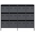 Aparador de acero laminado en frío antracita 135x39x103,5