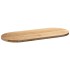 Tablero de mesa ovalado madera maciza de roble 140x60x4