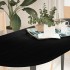 Tablero de mesa ovalado madera maciza de roble 140x60x2