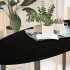 Tablero de mesa ovalado madera maciza de roble 140x60x2