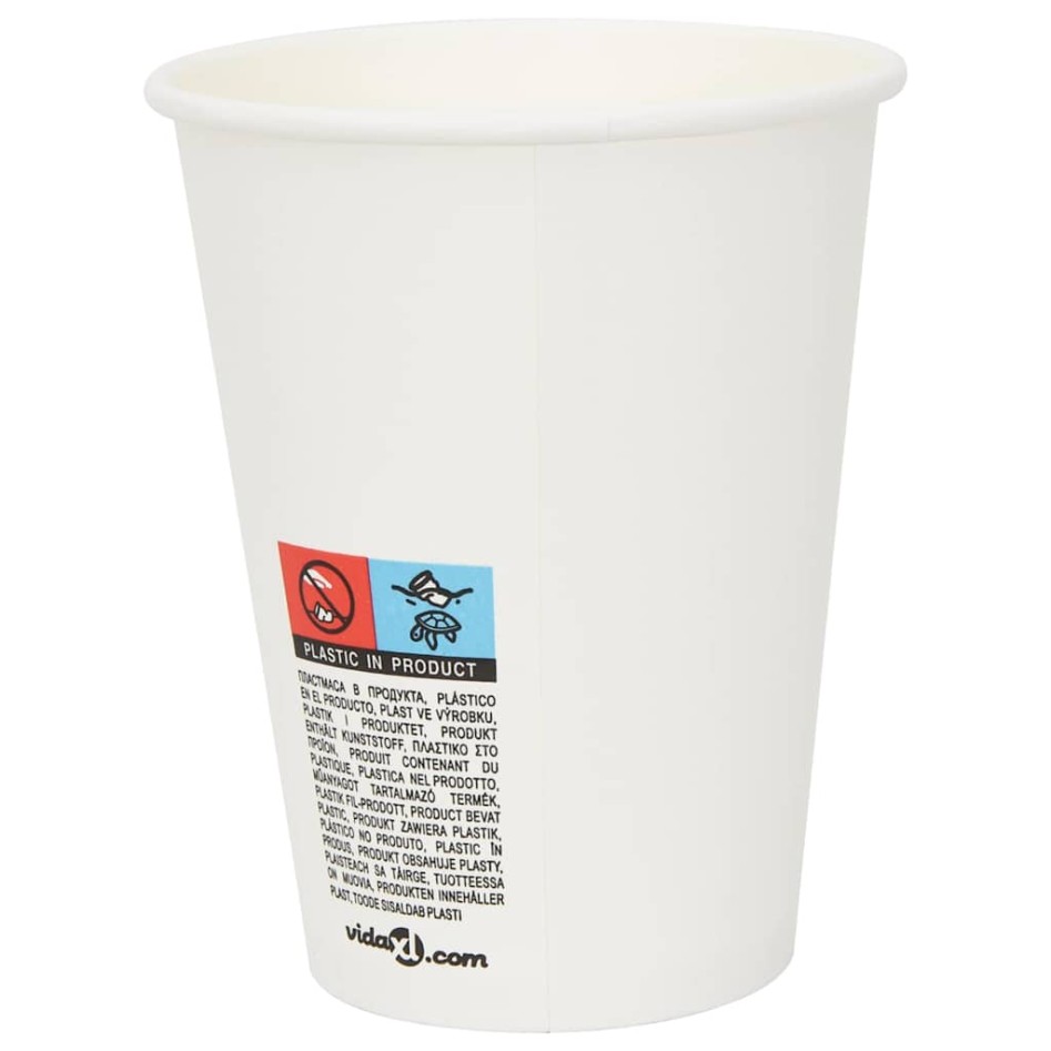 Vasos de café de papel con tapa 1000 uds 12oz