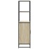 Aparador alto madera de ingeniería y metal Sonoma 68x35x139