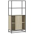 Aparador alto madera de ingeniería y metal Sonoma 68x35x139