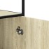 Aparador alto madera de ingeniería y metal Sonoma 68x35x139
