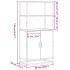 Aparador alto madera de ingeniería y metal Sonoma 68x35x139
