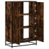 Aparador alto madera de ingeniería y metal 68x35x106,5