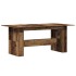 Mesa de comedor de aglomerado madera envejecida 180x90x76