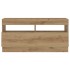 Mueble de TV luces LED madera roble artisan 180x35x40